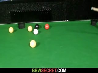 Her BF Fucks Fat street girl On The Pool Table